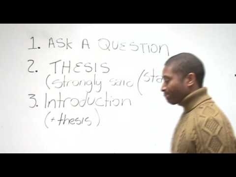 Steps for writing an expository essay